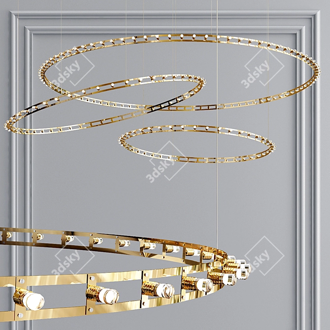 Illuminating Citadel Pendant 3D model image 1