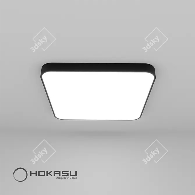 HOKASU Square-R LED Light 3D model image 2