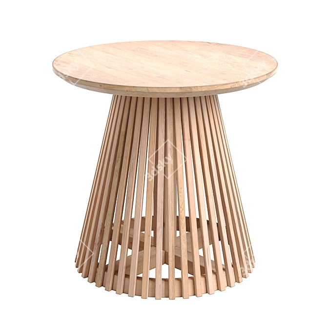 Stylish Ellos Irune Side Table - 50cm 3D model image 1