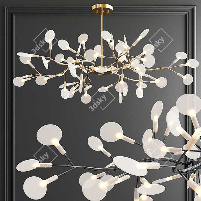 Sparkling Star: Moooi Firefly Chandelier 3D model image 1