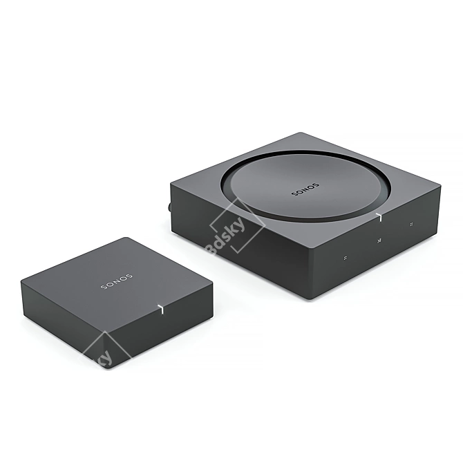 Sonos Amp and Port Speaker Set 3D model image 1