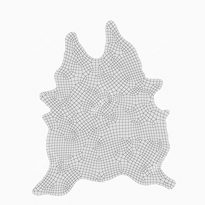 Stylish IKEA TORSTED Cowhide 3D model image 2