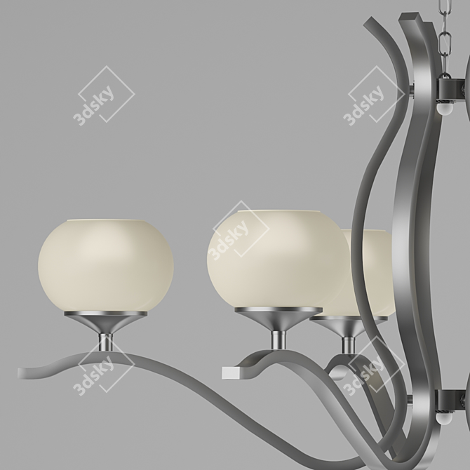 Modern LED Ceiling Lamp 3D model image 2