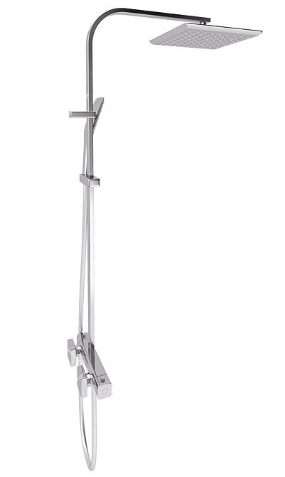 Imprese Centrum T-15430 Shower System 3D model image 4