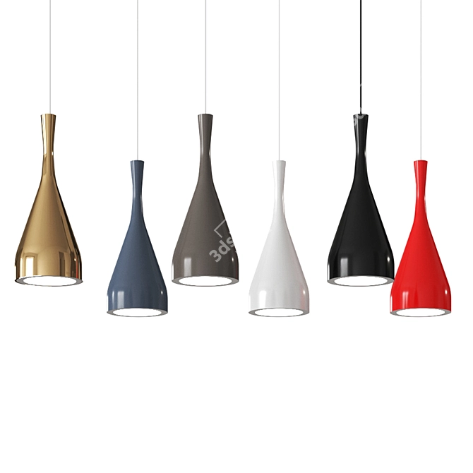 Vibia JAZZ 1336: Vibrant LED Pendant 3D model image 7