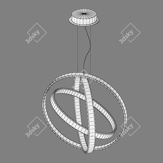 Modern Saturno Lightstar Pendant 3D model image 4