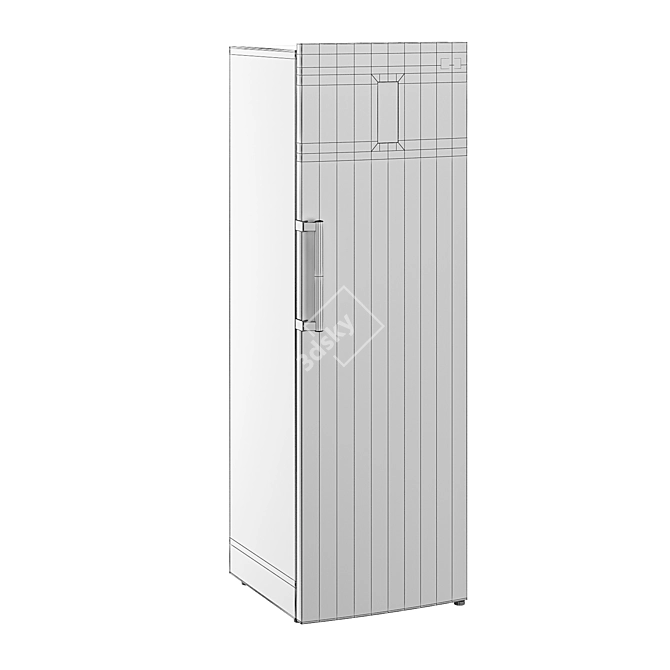 LG GC-B401EMDV: Stylish and Spacious Refrigerator 3D model image 5
