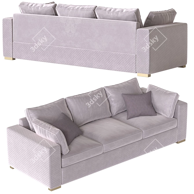 Modern Viven Sofa: Elegant Comfort 3D model image 2