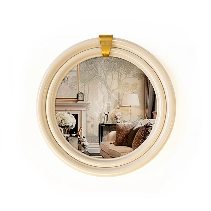 Sleek AX005 Mirror 3D model image 1