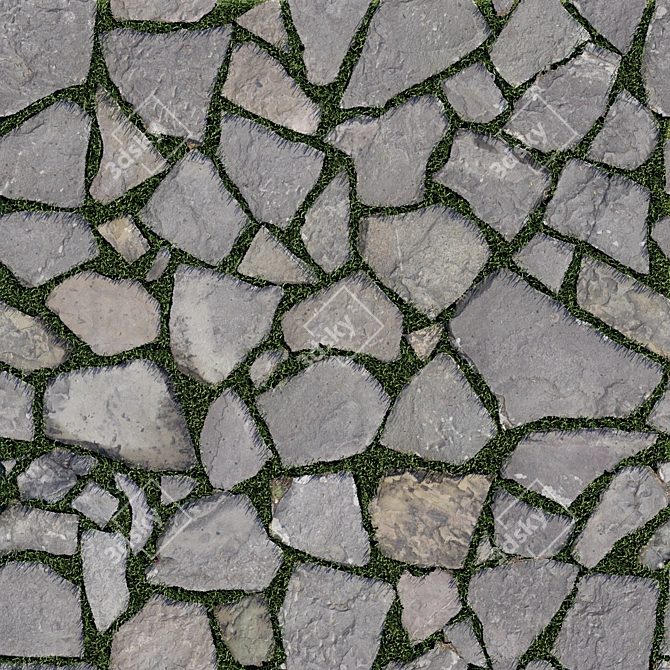 Elegant Decorative Floor Design 3D model image 2