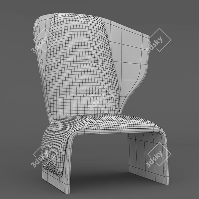 Stylish Gender Armchair - Vray and Corona 3D model image 4