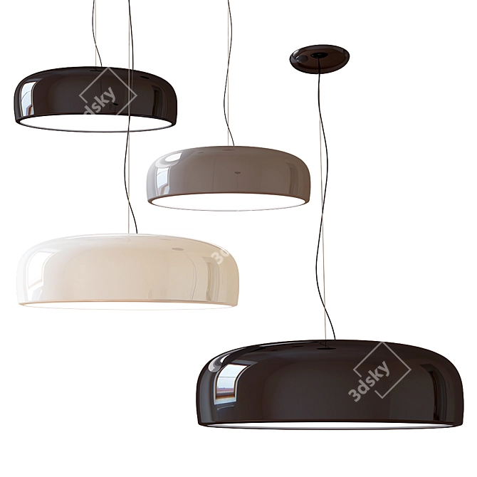Exquisite Chandelier Collection: Vetreria Vistosi Futura SP & Jube SP 3D model image 4