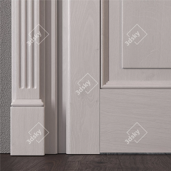 Luxury Interior Door by Luciano Zonta 3D model image 2