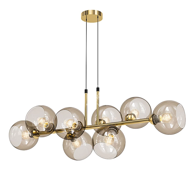Eurosvet Roger Pendant Light 3D model image 1