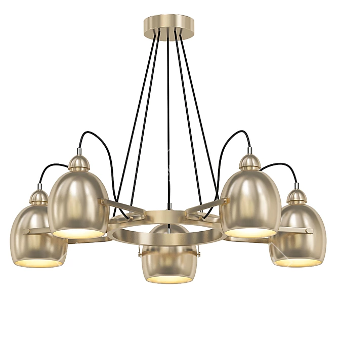 Modern Hanging Chandelier "Formula 3D model image 1