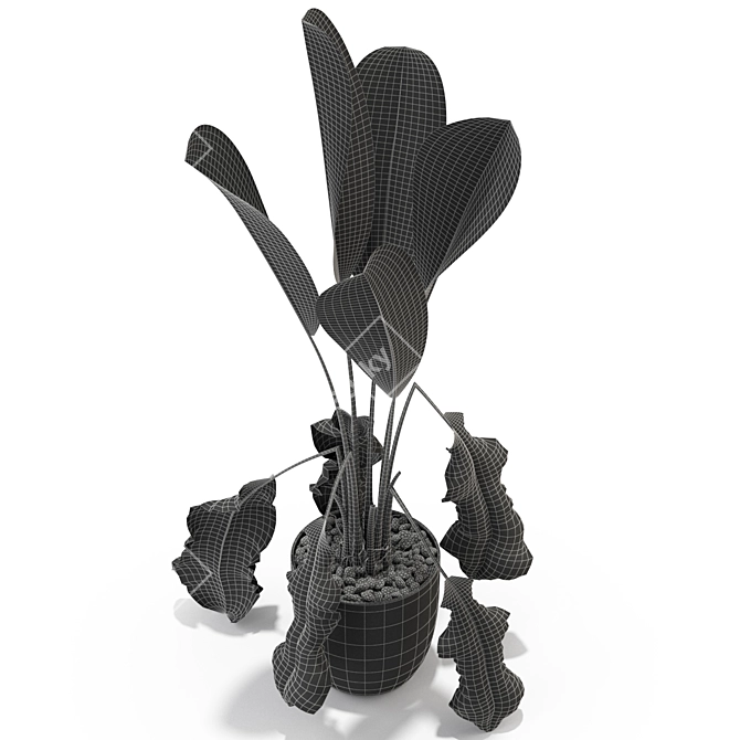 Lush Greenery Set 3D model image 4