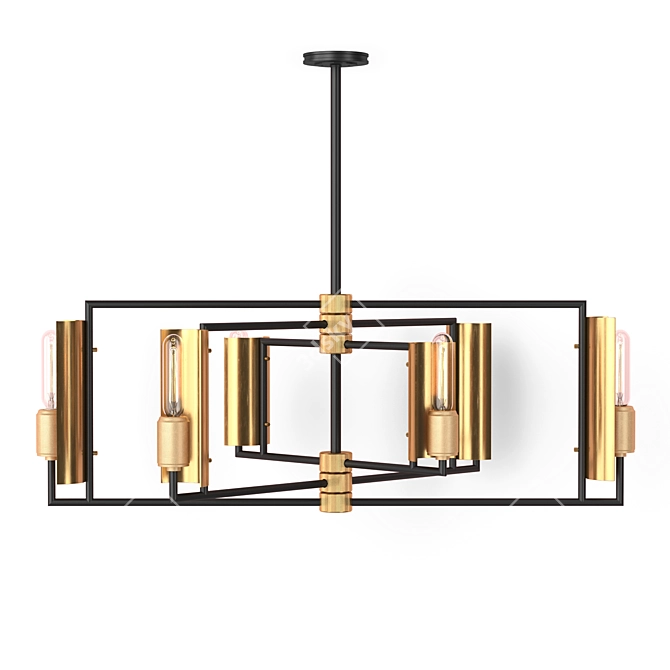 Elegant Hudson Valley Lighting Pendant 3D model image 6