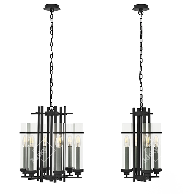 EGLO LINDALE Modern Lighting Set 3D model image 2