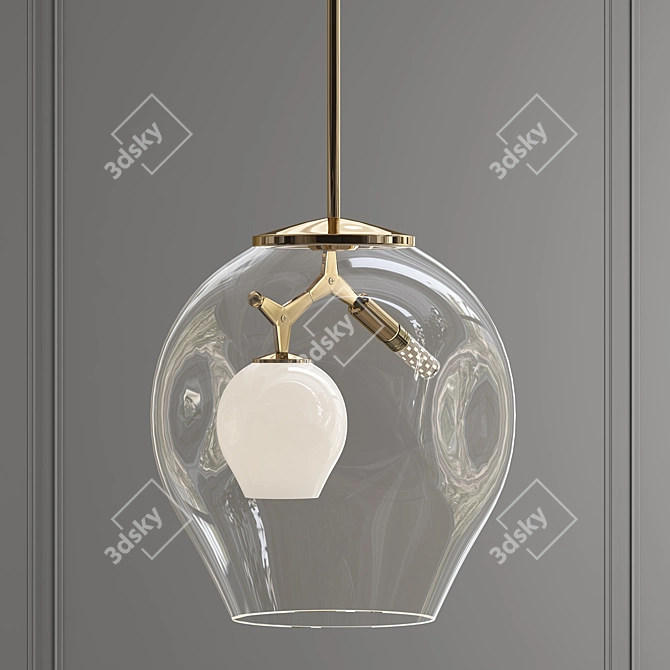 Botanica Terrarium Pendant 3D model image 1