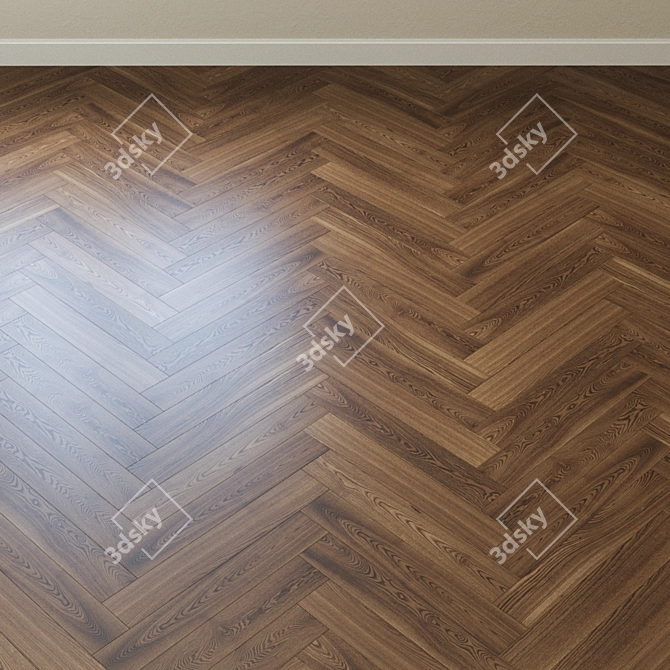 Title: Natural Canadian Cedar Parquet by Coswick 3D model image 4
