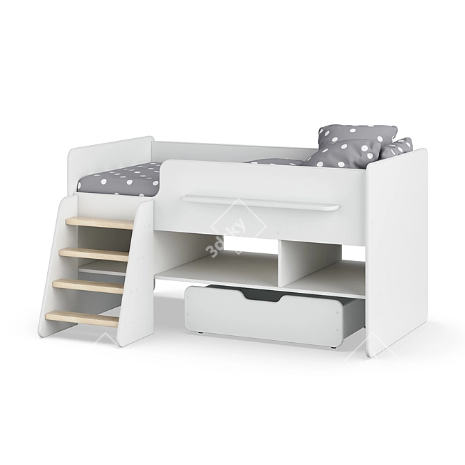 Legenda K06 Modular Children's Bed 3D model image 7