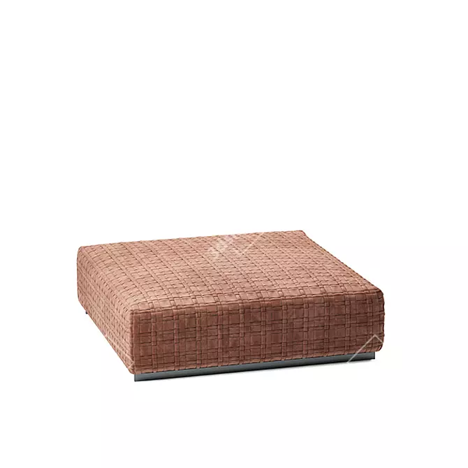 Elegant Adda Ottoman: Perfect Flexibility 3D model image 1