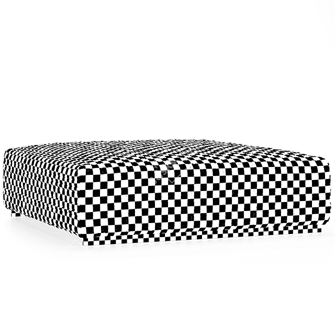 Elegant Adda Ottoman: Perfect Flexibility 3D model image 8