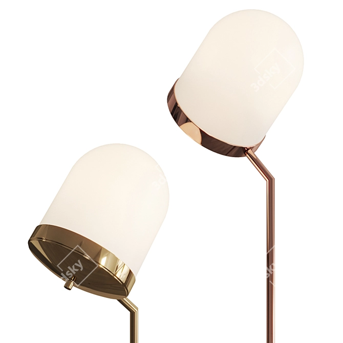 Modern Italian Design: Lula Floor Lamp 3D model image 8