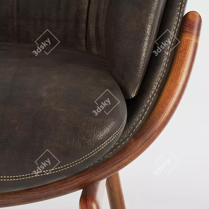 Luca & Elysia Armchair 3D model image 3