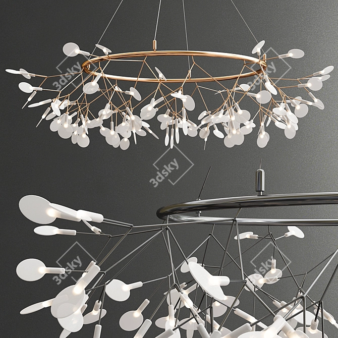 Elegant Chandelier Collection: Exclusive Designs 3D model image 4