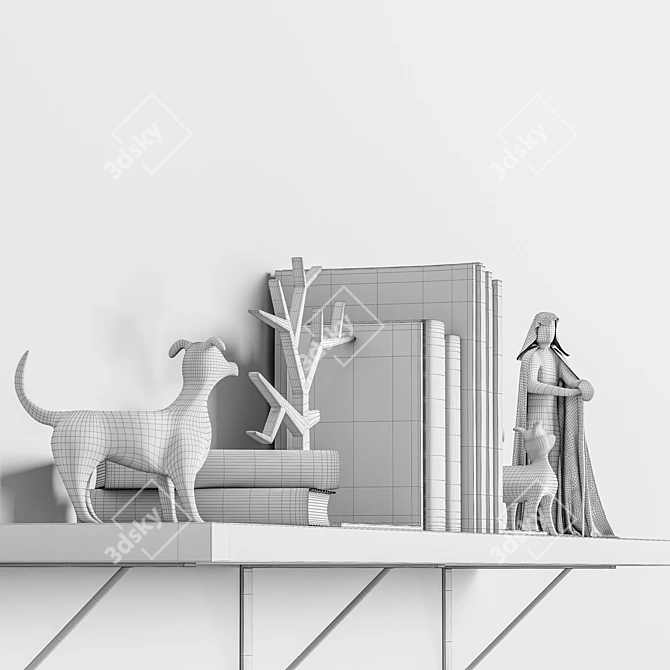 Corona 3.2 Book Decor Set 3D model image 10