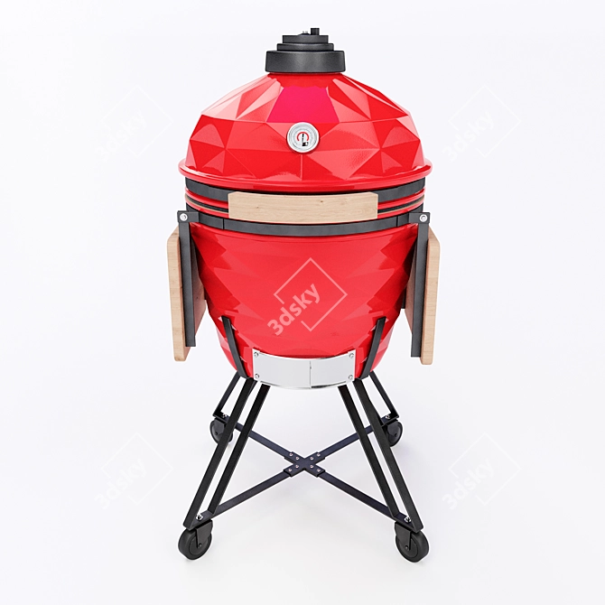 Ultimate Kamado Grill: 2014 Design 3D model image 10