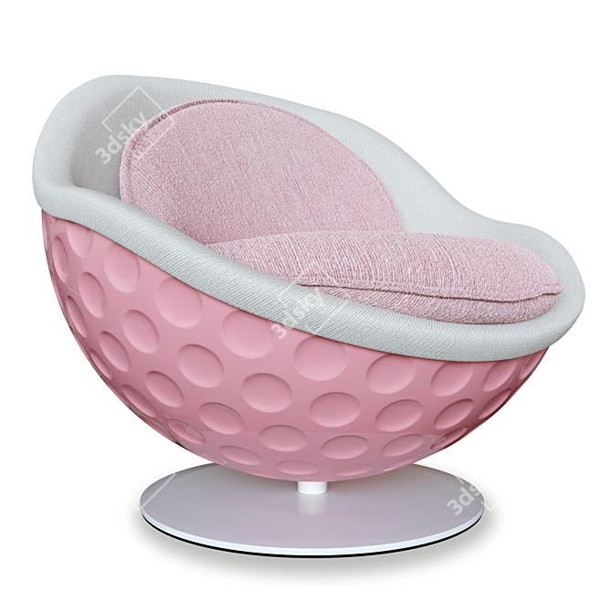 Eagle Golf Ball Chair 3D model image 2