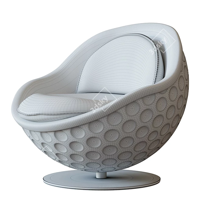 Eagle Golf Ball Chair 3D model image 5