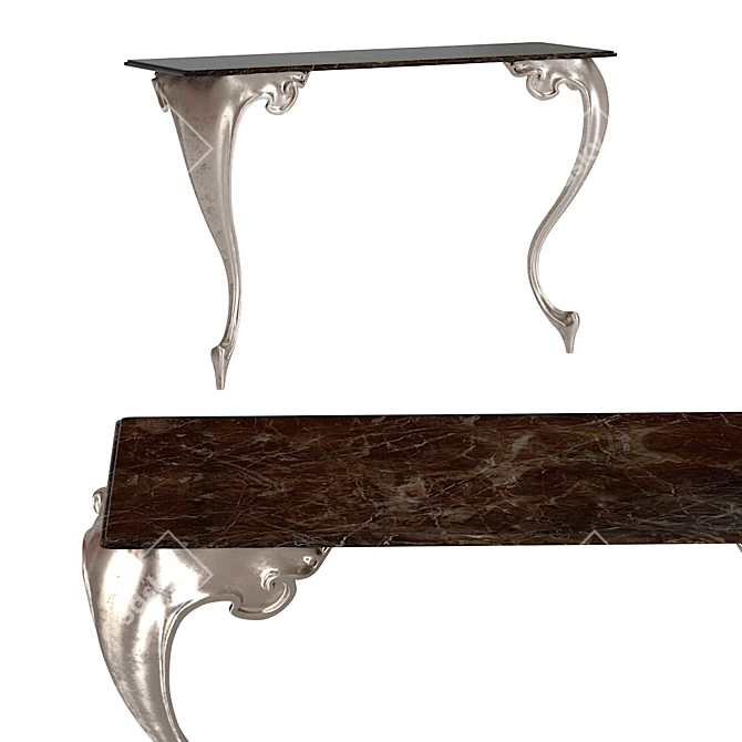 Sleek George Console: Stylish and Functional 3D model image 5