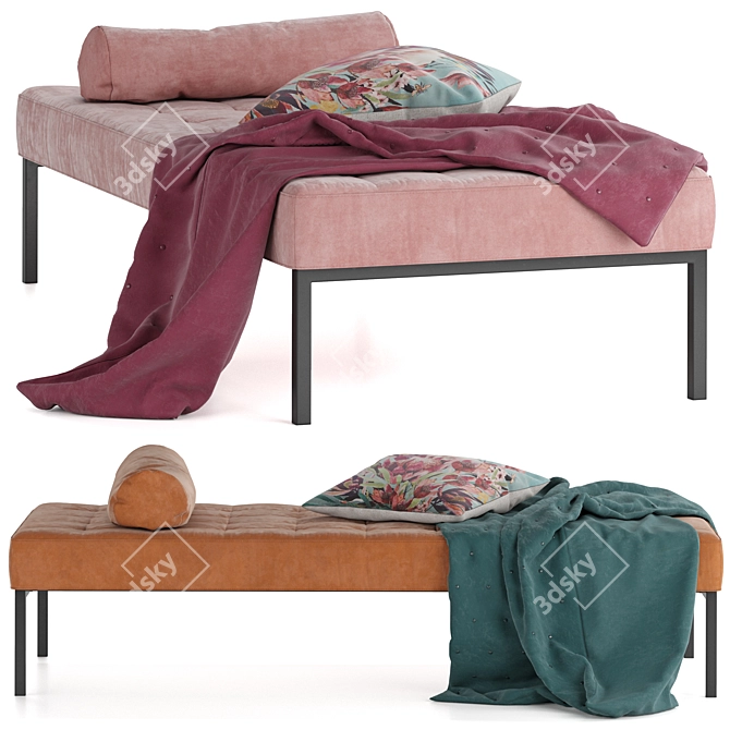 Modern Carmel Daybed - Stylish and Comfortable 3D model image 4
