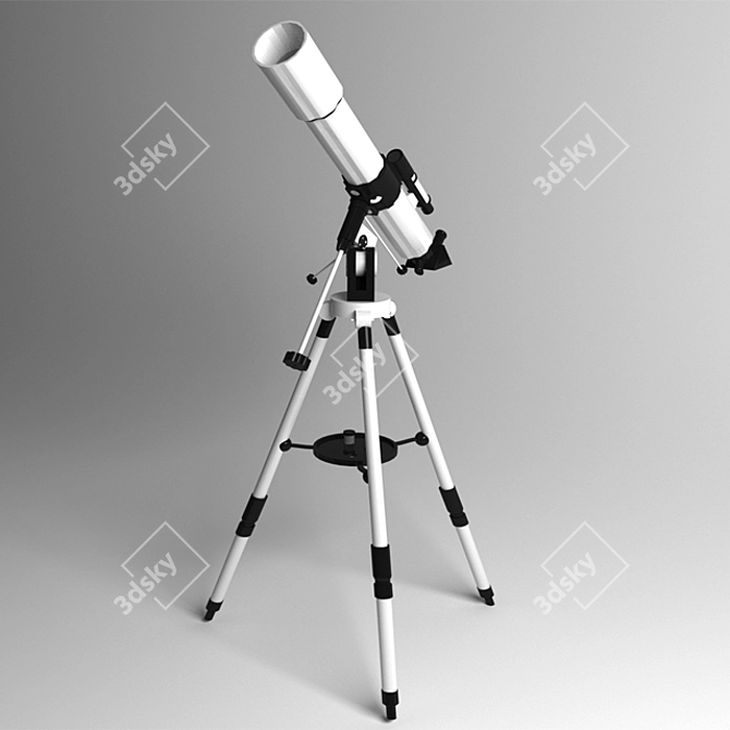 Stellar View Telescope 3D model image 2
