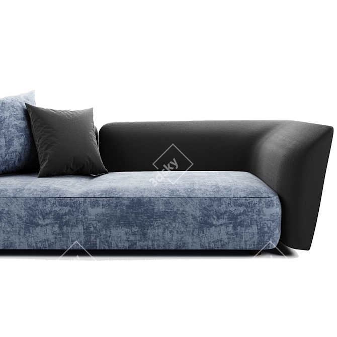 Luxury Fendi Ceasar Sofa 3D model image 2