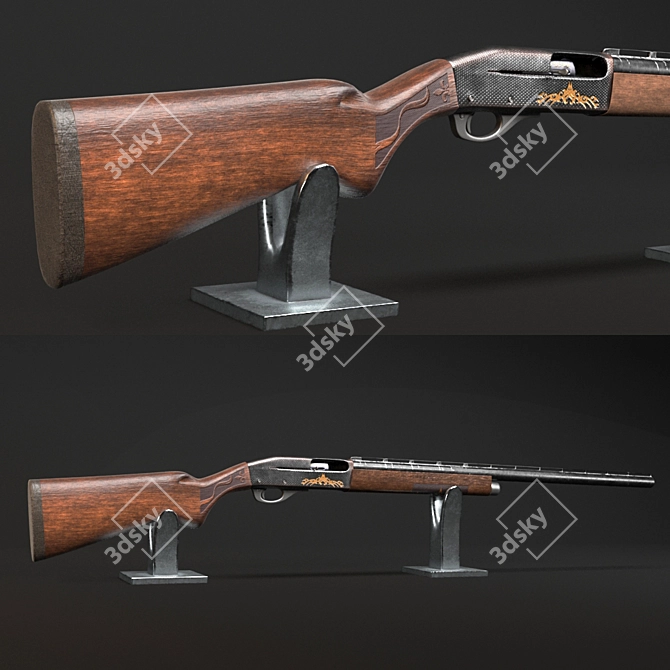 Ultimate Remington 1100 Parts 3D model image 1