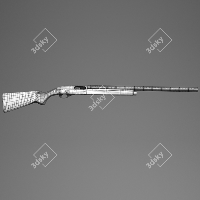 Ultimate Remington 1100 Parts 3D model image 4