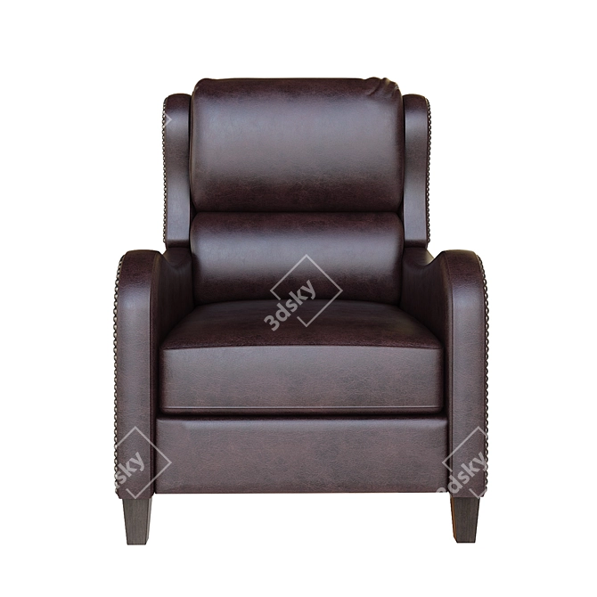 Comfort Plus Push Back Recliner 3D model image 2