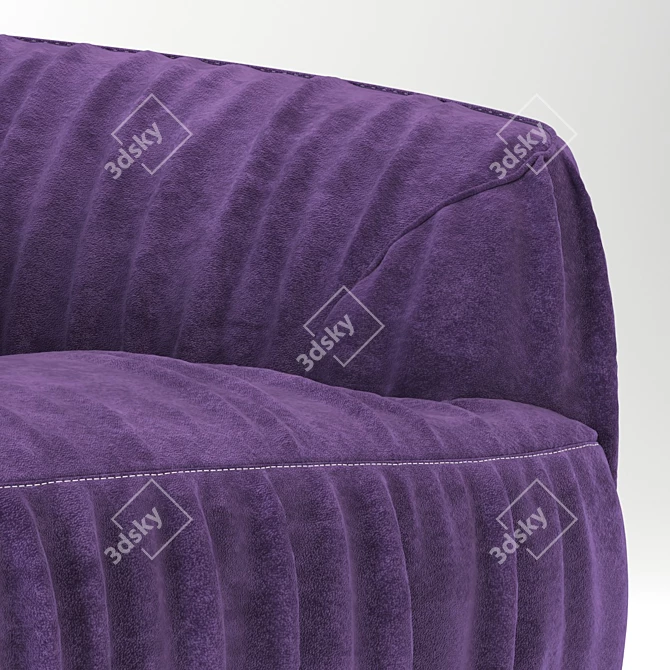 Elegant Minotti Chair: Vray 3D Modeling 3D model image 3