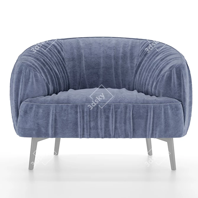 Elegant Minotti Chair: Vray 3D Modeling 3D model image 5