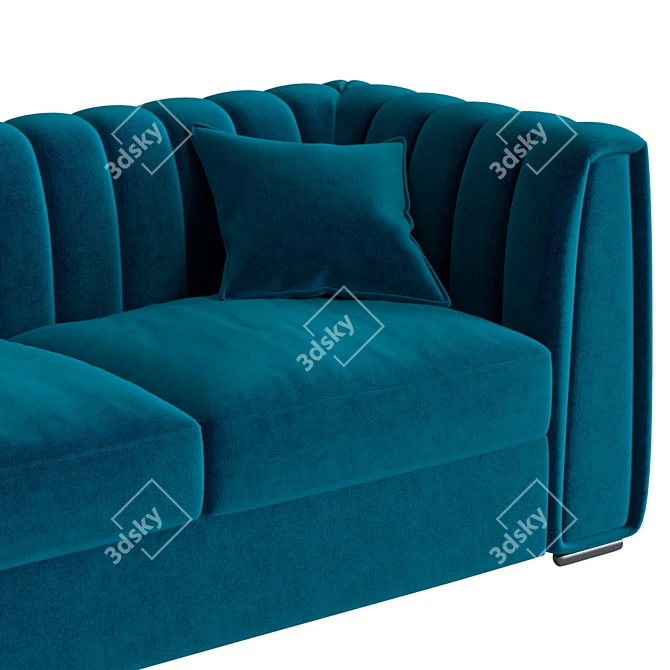 Origami Kito Sofa: Modern Elegance for Your Home 3D model image 2