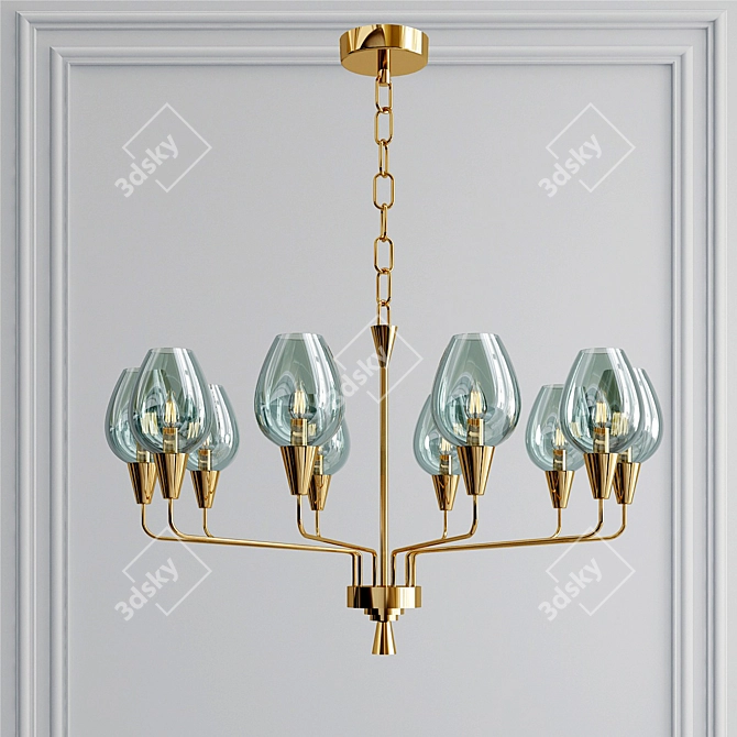 Antioch Pendant Chandelier | Elegant and Stylish Lighting 3D model image 2