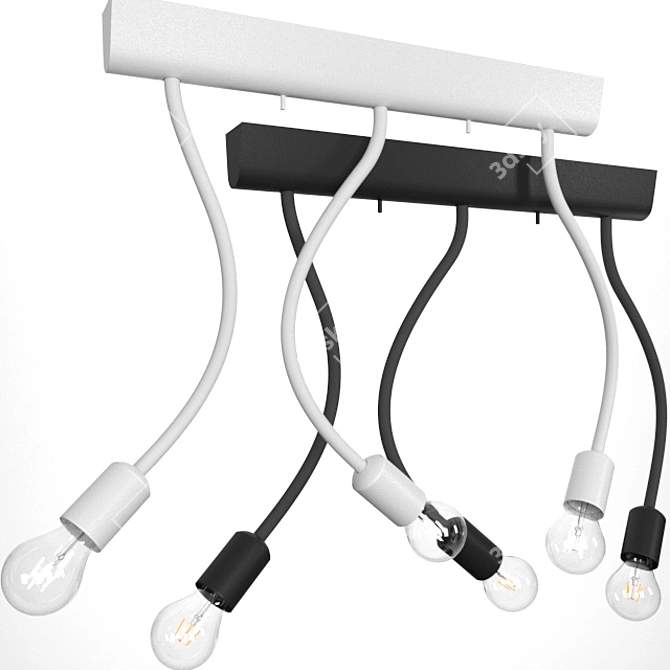 Nowodvorski Flex 9767/9773: Surface Mounted Light 3D model image 1