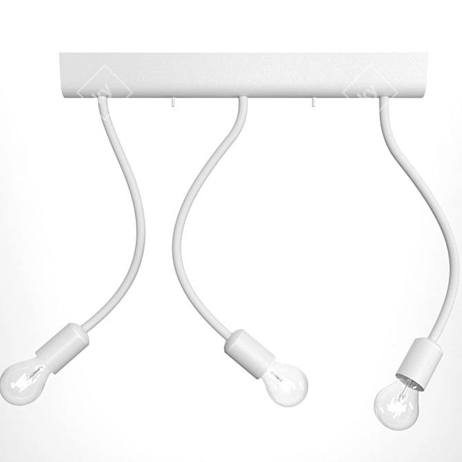 Nowodvorski Flex 9767/9773: Surface Mounted Light 3D model image 4
