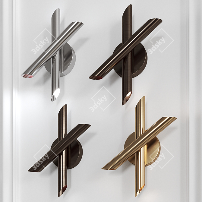 Minimalist Wall Sconce: Take 5773 3D model image 8