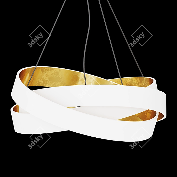 Elegant Pura S60 Chandelier 3D model image 3