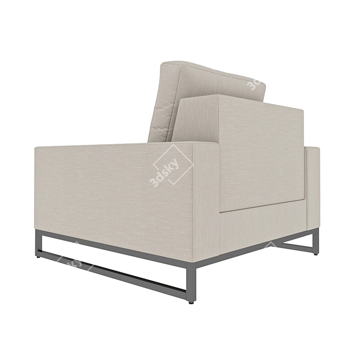 Zendo Outdoor Armchair by Manutti 3D model image 6